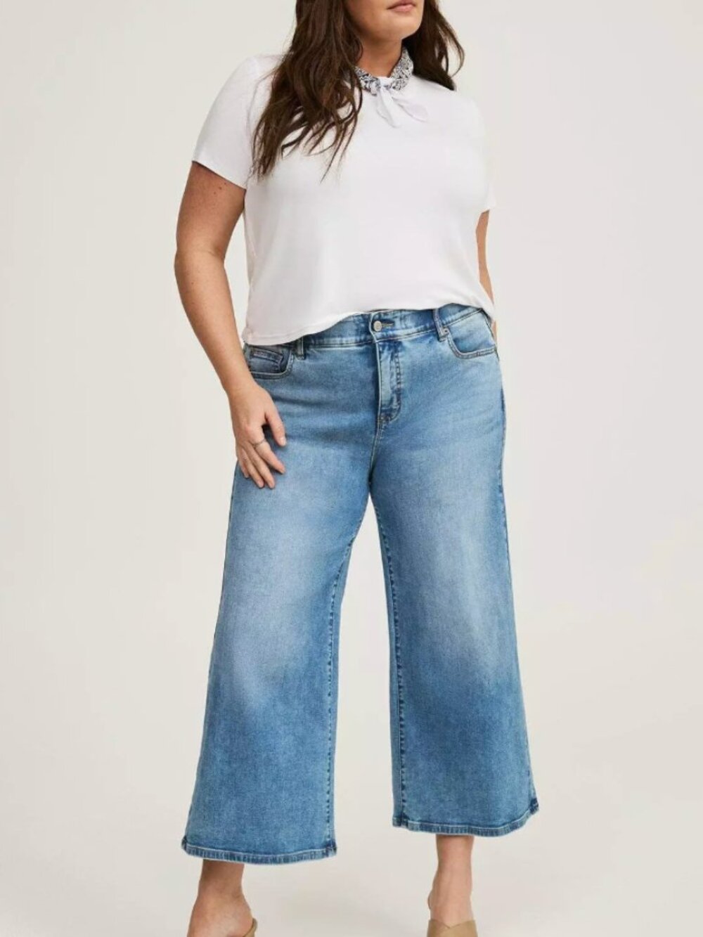 Bombshell High-Rise Wide Leg Ankle Jean  new without tags size 16